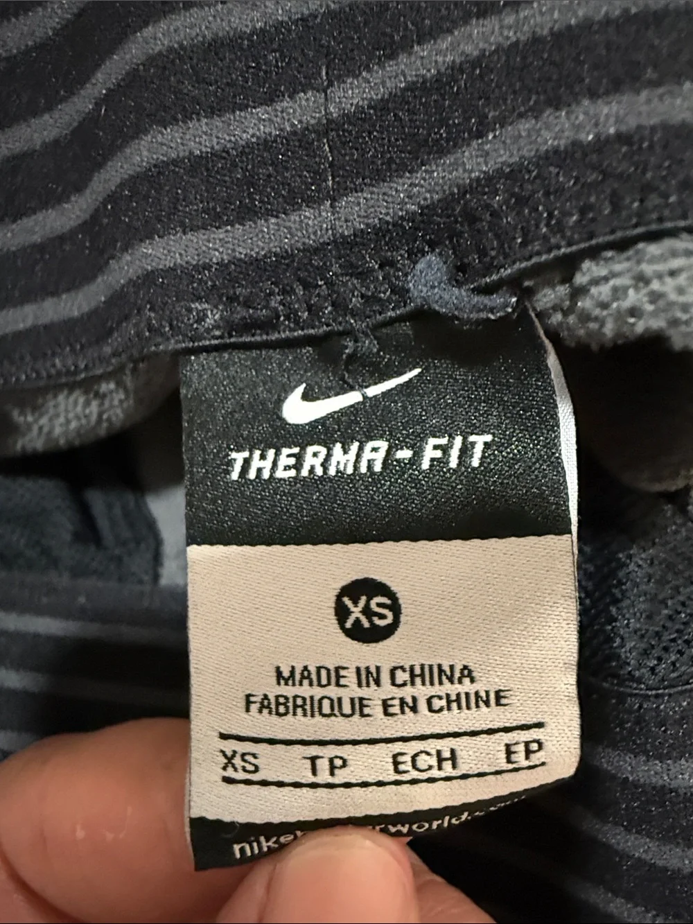 Nike Men's Dark Gray Joggers Size XS